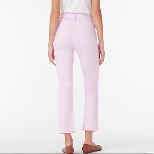 NWT J. Crew demi-boot cropped pant, Lavender Mist